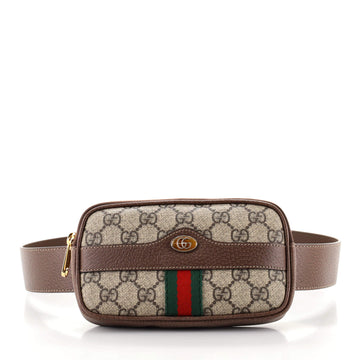Gucci Ophidia Belt Bag GG Coated Canvas Mini