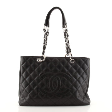 Chanel Grand Shopping Tote Quilted Caviar