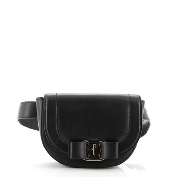 Salvatore Ferragamo Vara Bow Flap Belt Bag Leather