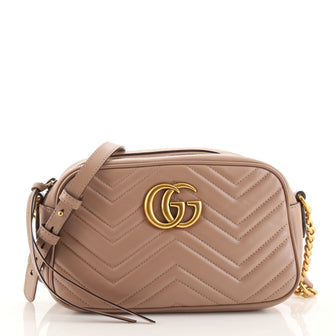 Gucci GG Marmont Shoulder Bag Matelasse Leather Small