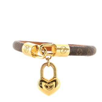 Louis Vuitton Crazy In Lock Bracelet Monogram Canvas with Metal Brown  1255643