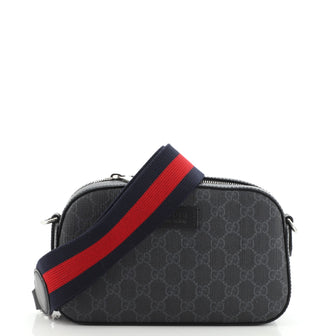 Gucci Web Camera Shoulder Bag GG Coated Canvas Small
