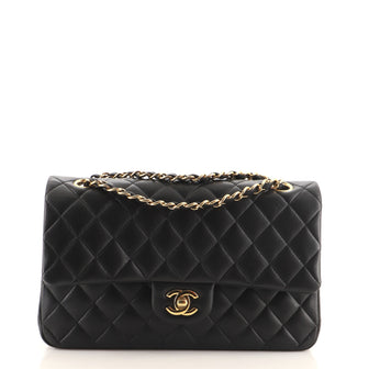 Chanel Classic Double Flap Bag Quilted Lambskin Medium
