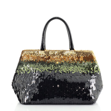 Prada Open Shopping Tote Sequins Medium