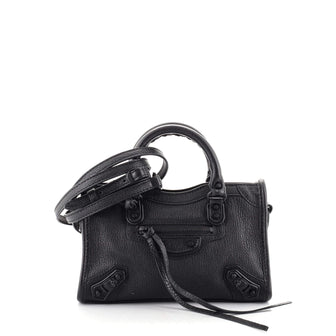Balenciaga City Classic Studs Bag Leather Mini