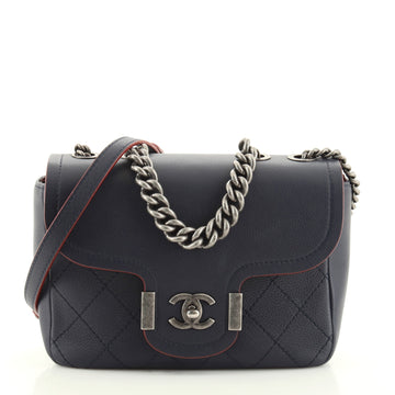 Chanel Archi Chic Flap Bag Quilted Grained Calfskin Small