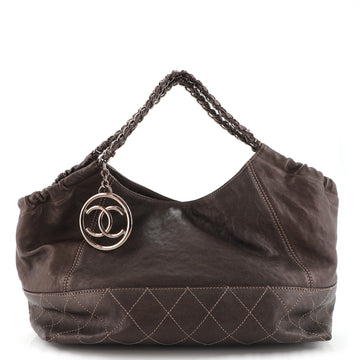 Chanel Baby Coco Cabas Quilted Leather Medium