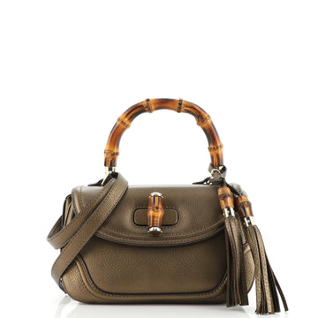 Gucci New Bamboo 1921 Top Handle Bag Leather Medium