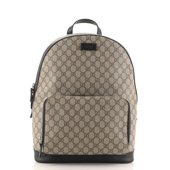 Gucci Zip Pocket Backpack GG Coated Canvas Medium