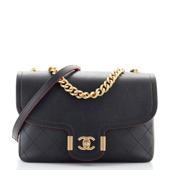 Chanel Archi Chic Flap Bag Quilted Grained Calfskin Medium
