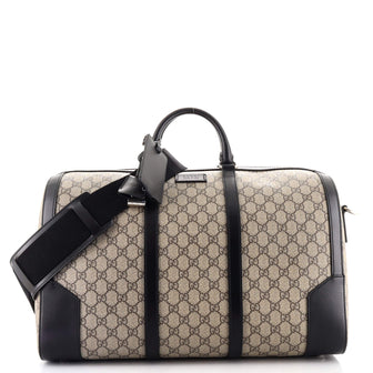 Gucci Convertible Duffle Bag GG Coated Canvas Medium