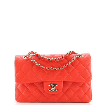 Chanel Classic Double Flap Bag Quilted Caviar Small