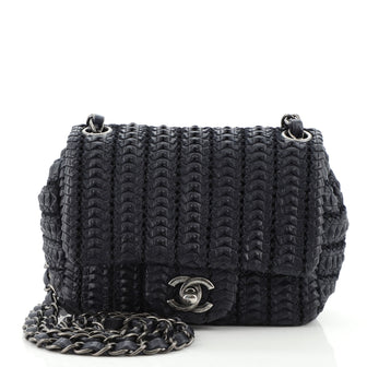 Chanel Crochet Flap Bag Lambskin Small