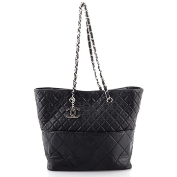 Chanel In The Business Tote Quilted Lambskin North South
