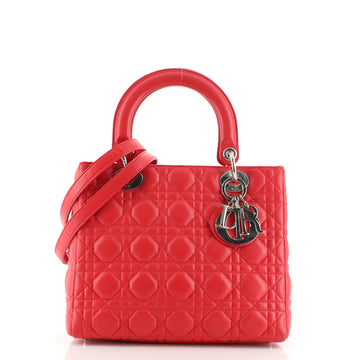 Christian Dior Lady Dior Bag Cannage Quilt Lambskin Medium