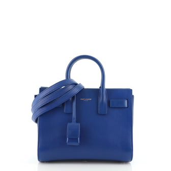 Saint Laurent Sac de Jour Bag Leather Nano