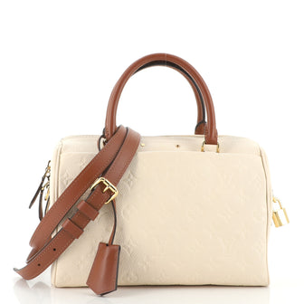 Louis Vuitton Speedy Bandouliere NM Bag Monogram Empreinte Leather 25