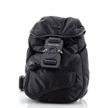 Christian Dior Homme Convertible Saddle Sling Bag Nylon Mini