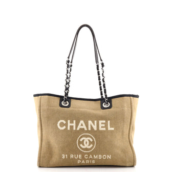 Chanel Deauville Tote Canvas Small