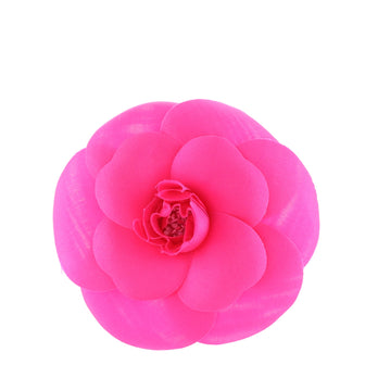 Chanel Camellia Brooch Silk