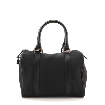 Fendi Boston Bag Zucchino Canvas Small