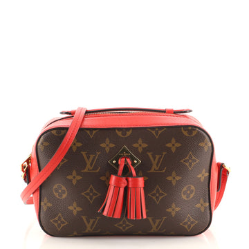 Louis Vuitton Saintonge Handbag Monogram Canvas with Leather