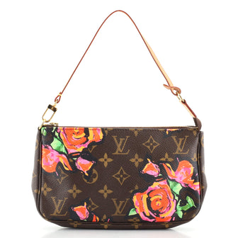 Louis Vuitton Pochette Accessoires Limited Edition Monogram Roses