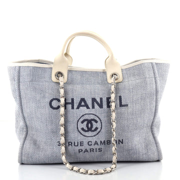 Chanel Deauville Tote Raffia Medium