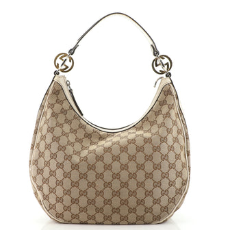 Gucci Twins Hobo GG Canvas Medium
