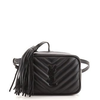Saint Laurent Lou Belt Bag Matelasse Chevron Leather