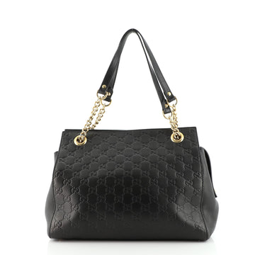 Gucci Soft Signature Shoulder Bag Guccissima Leather Medium