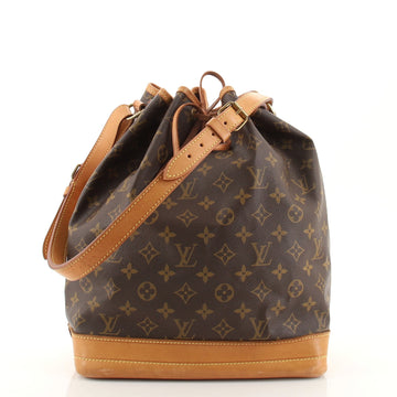 Louis Vuitton Noe Handbag Monogram Canvas Large