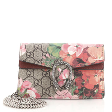 Gucci Dionysus Bag Blooms Print GG Coated Canvas Super Mini