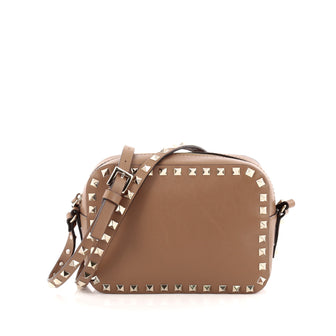 Valentino Rockstud Camera Crossbody Bag Leather