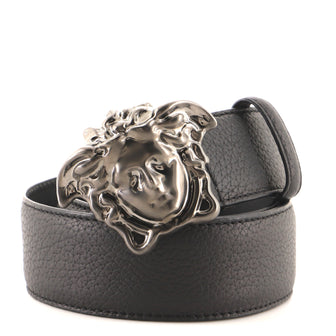 Versace Medusa Buckle Belt Leather Wide