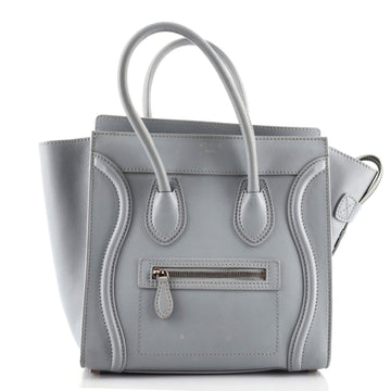 Celine Luggage Bag Smooth Leather Mini