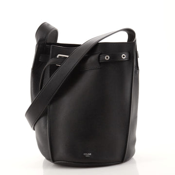 Celine Long Strap Big Bag Bucket Leather