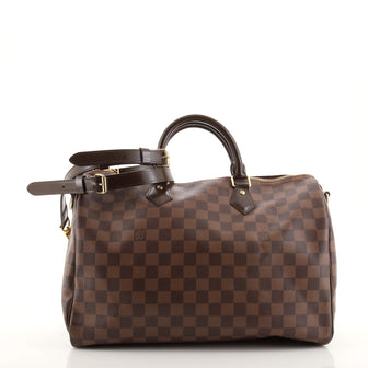 Louis Vuitton Speedy Bandouliere Bag Damier 35