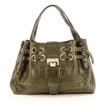 Jimmy Choo Ramona Hobo Crocodile