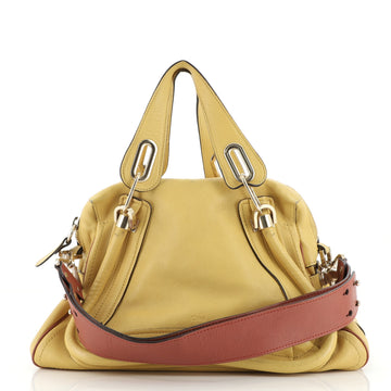 Chloe Paraty Military Top Handle Bag Leather Medium