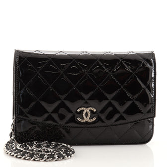 Chanel Brilliant Wallet on Chain Quilted Patent