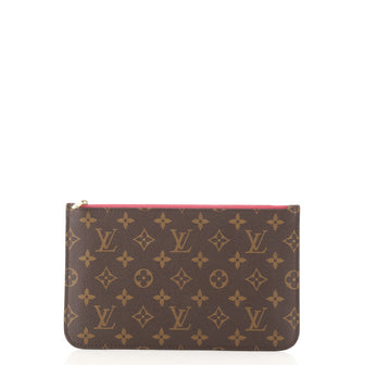 Louis Vuitton Neverfull Pochette Monogram Canvas Large