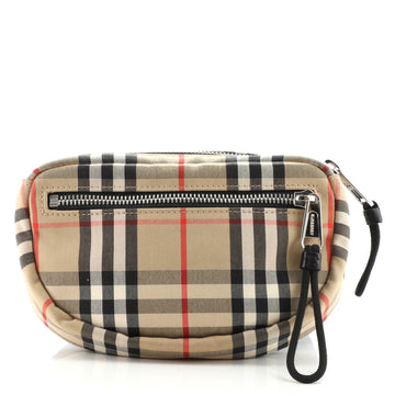 Burberry Cannon Bum Bag Vintage Check Canvas Small