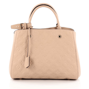 Louis Vuitton Montaigne Handbag Monogram Empreinte Leather MM