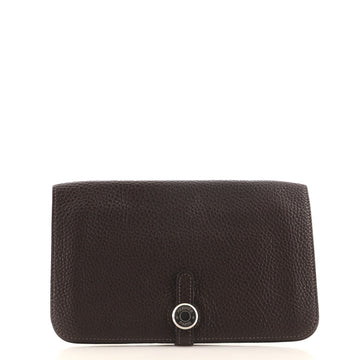 Hermes Dogon Duo Combined Wallet Leather