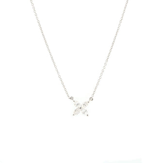 Tiffany & Co. Victoria Pendant Necklace Platinum with Diamonds Medium