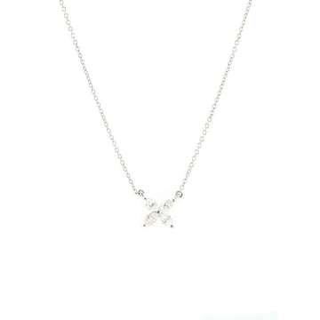 Tiffany & Co. Victoria Pendant Necklace Platinum with Diamonds Medium