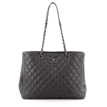 Chanel Classic CC Shopping Tote Quilted Calfskin Large