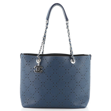 Chanel Shopping Tote Perforated Caviar Small