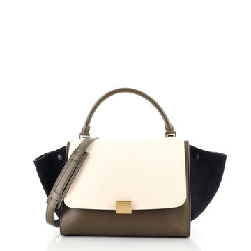 Celine Tricolor Trapeze Bag Leather Medium